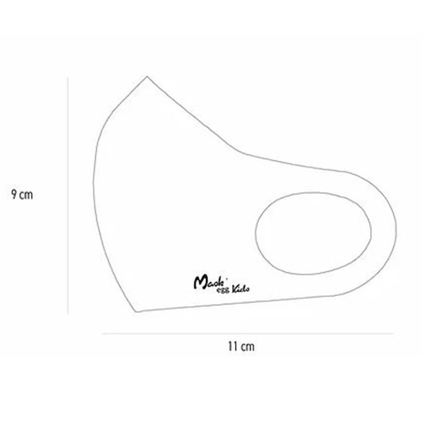 Maskegg Mondkapje herbruikbaar voor kinderen | grijs | Maskegg  SMA00060 - 5