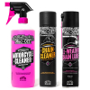 Muc-Off schoonmaakset: Motorcycle Cleaner + Chain Cleaner + All-Weather Chain Lube