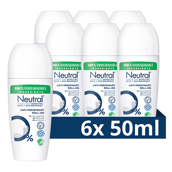 Neutral Aanbieding: Neutral Deoroller (6 rollers - 50 ml)  SNE01040 - 1