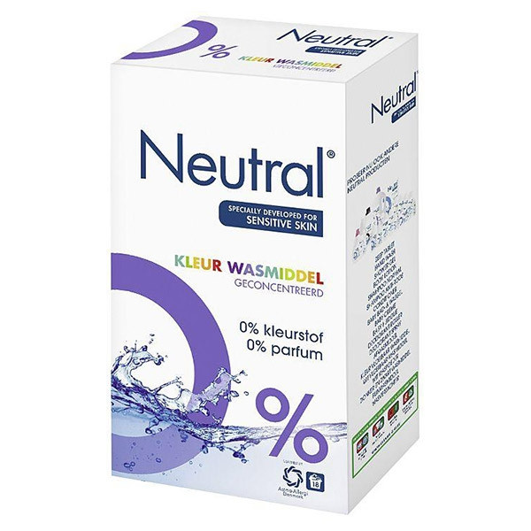 Neutral Waspoeder Kleur 1,187 kg (18 wasbeurten)  SNE00005 - 1