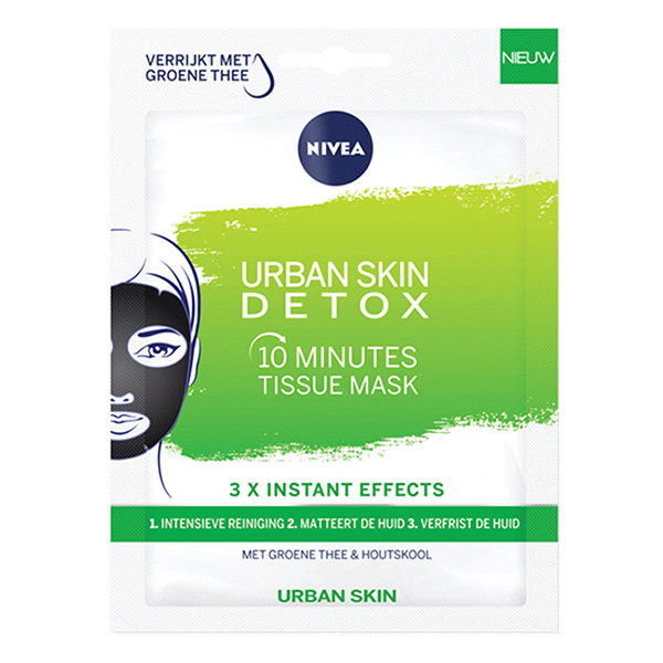 Nivea 10 Minutes Urban Skin Detox Tissue Masker  SNI06168 - 1