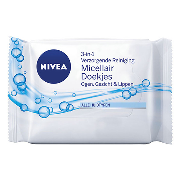 Nivea 3in1 Micellair Skin Breathe Reinigingsdoekjes (25 doekjes)  SNI06244 - 1