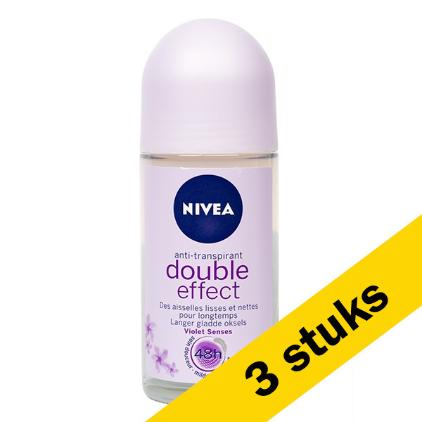 Nivea Aanbieding: 3x Nivea deoroller Double Effect (50 ml)  SNI05317 - 1