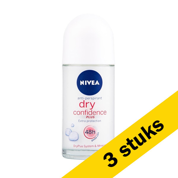 Nivea Aanbieding: 3x Nivea deoroller Dry Confidence (50 ml)  SNI05310 - 1