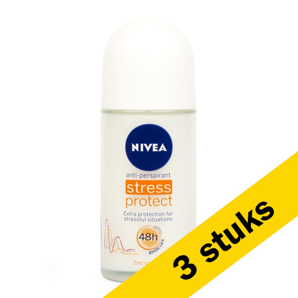 Nivea Aanbieding: 3x Nivea deoroller Stress Protect (50 ml)  SNI05218 - 1