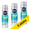 Aanbieding: 3x Nivea men scheerschuim Fresh Kick (200 ml)