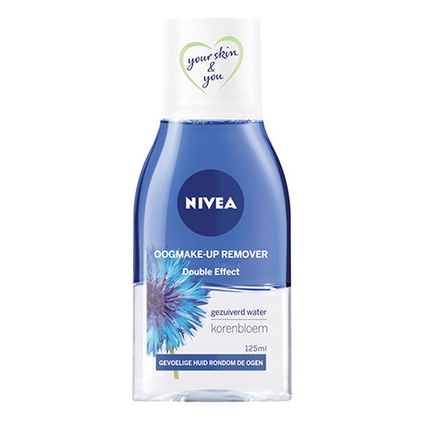 Nivea Double effect Waterproof oog Make-Up Remover (125 ml)  SNI06232 - 1