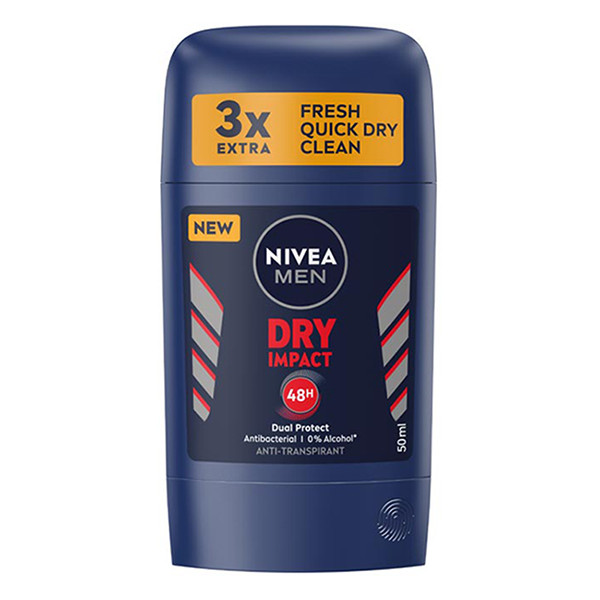 Nivea Men Deostick Dry Impact Anti-Transpirant Stick (50 ml)  SNI06148 - 1