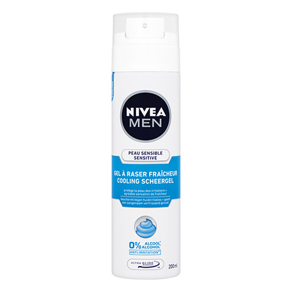 Nivea Men Scheergel Sensitive Cool (200 ml)  SNI06198 - 1