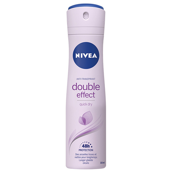 Voorverkoop uitvegen Vaak gesproken Nivea deodorant spray Double Effect (150 ml) Nivea 123schoon.nl