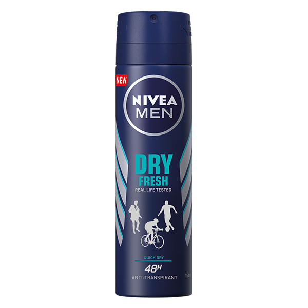 Nivea deodorant spray Dry Fresh for men (150 ml)  SNI05361 - 1