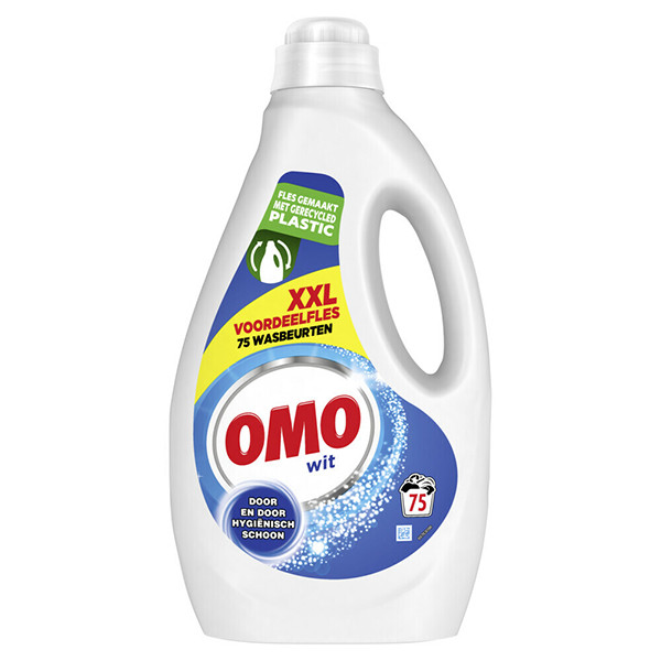 Omo Vloeibaar Wasmiddel Wit 3.75 Liter (75 wasbeurten)  SOM00060 - 1