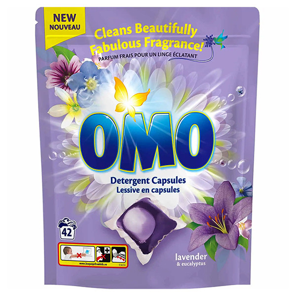 Omo Wascapsules Lavendel (42 wasbeurten)  SOM00049 - 1