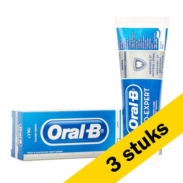 Oral-B Aanbieding: 3x Oral-B tandpasta Pro-Expert Glazuur bescherming (75 ml)  SOR00019 - 1