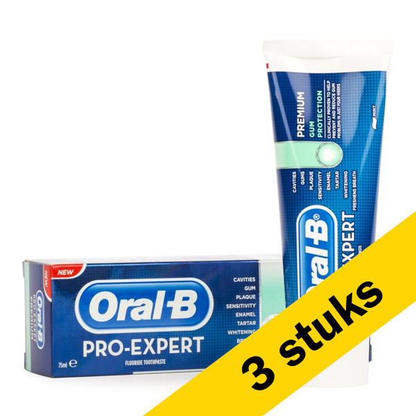 Oral-B Aanbieding: 3x Oral-B tandpasta Pro-Expert Gum Protect (75 ml)  SOR00020 - 1