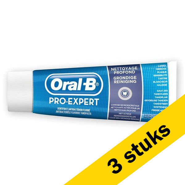 Oral-B Aanbieding: 3x Oral-B tandpasta Pro-Expert Intense Reiniging (75 ml)  SOR00021 - 1