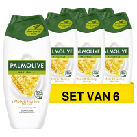 Palmolive Aanbieding: 6x Palmolive douchegel Naturals Melk & Honing (250 ml)  SPA04063