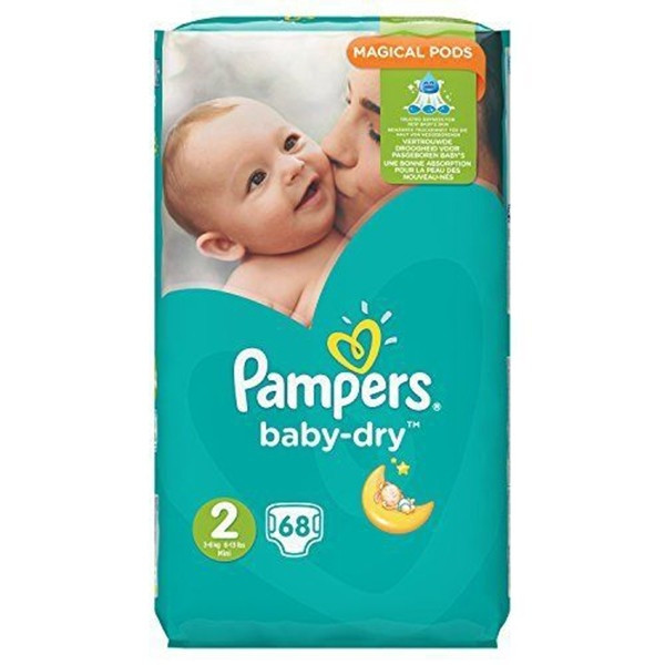 Pampers Baby Dry luiers maat (68 Pampers 123schoon.nl