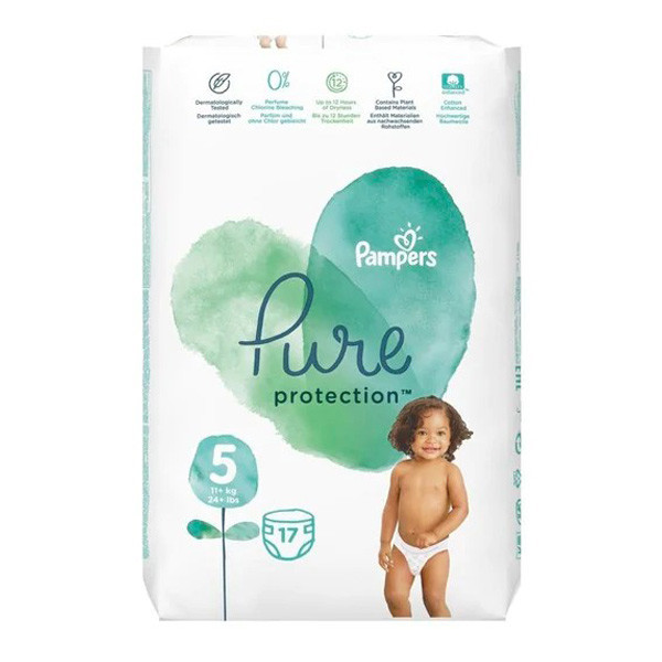 Pampers Pure Protect luiers maat 5 (17 luiers)  SPA00177 - 1