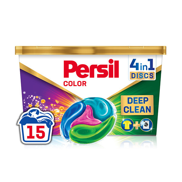 Persil 4-in-1 Discs wascapsules Color Deep Clean - Active Fresh (15 wasbeurten)  SPE00046 - 1