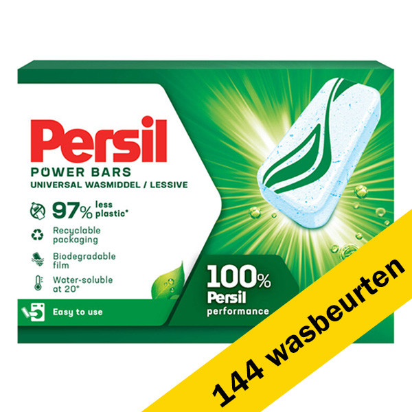 Persil Aanbieding: Persil wasmiddel power bars universeel (9 zakken - 144 wasbeurten)  SPE00089 - 1