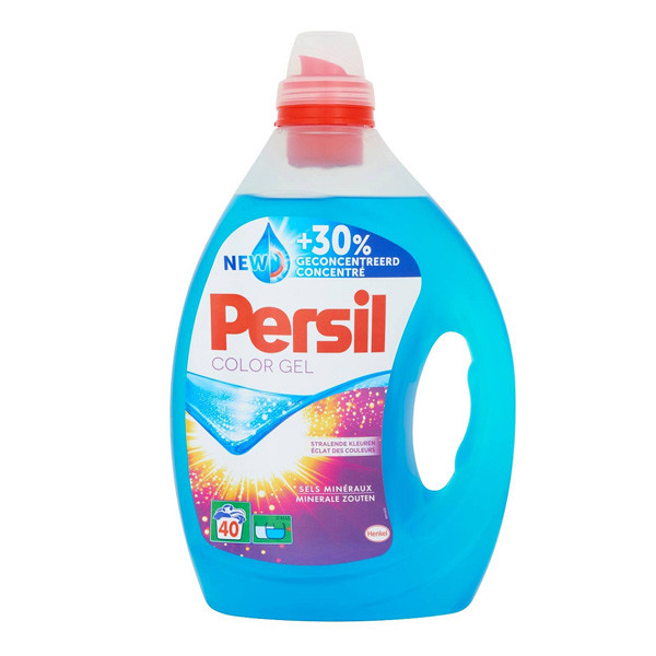 Onrustig mouw Jood Aanbieding: Persil wasmiddel vloeibaar Color Gel 2 liter (40 wasbeurten)  Persil 123schoon.nl