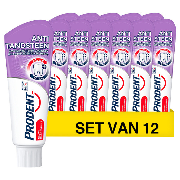 Prodent Aanbieding:  Prodent Anti Tandsteen tandpasta (12 stuks - 75 ml)  SPR00032 - 1