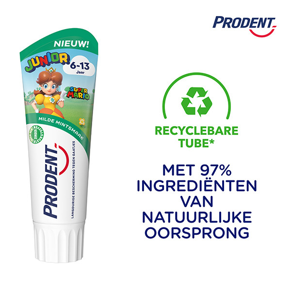 Prodent Tandpasta Junior Super Mario 6-13 Jaar (75 ml)  SPR00079 - 5