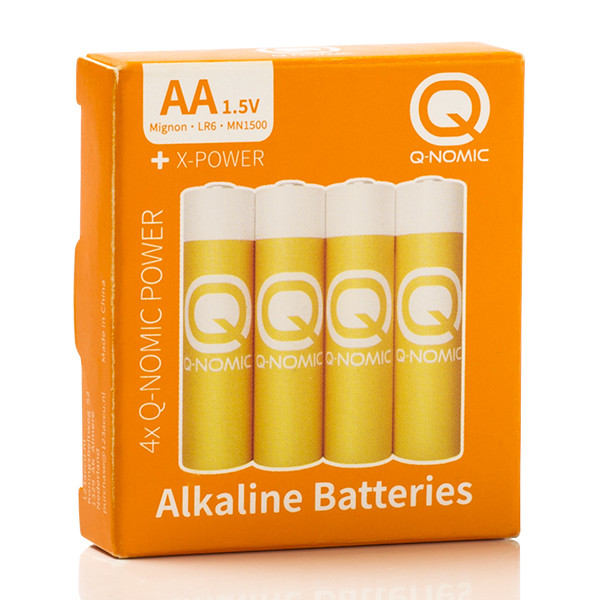 Q-Nomic AA / MN1500 / LR06 Alkaline Batterij (4 stuks)  AQN00001 - 4