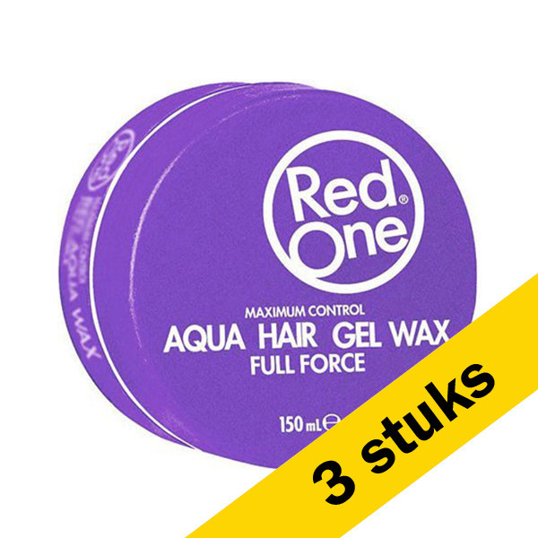 RedOne Aanbieding: 3x RedOne Haarwax Purple Aqua (150 ml)  SRE00124 - 1