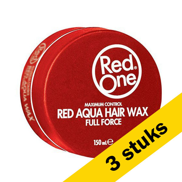 RedOne Aanbieding: 3x RedOne Haarwax Red Aqua (150 ml)  SRE00126 - 1