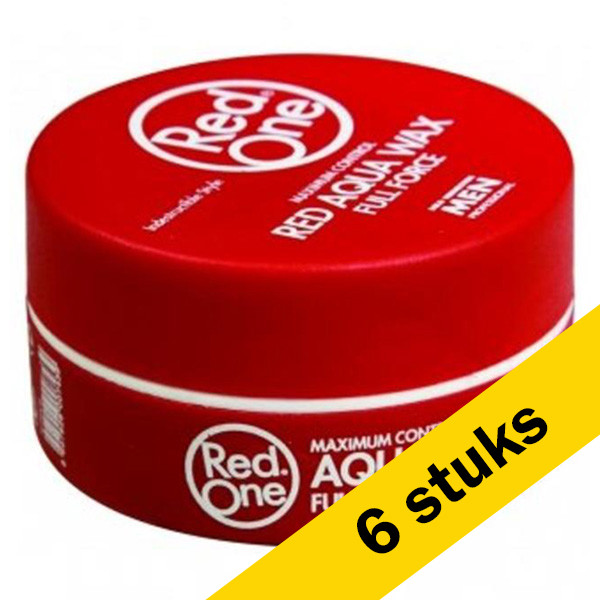 RedOne Aanbieding: 6x RedOne Haarwax Red Aqua (150 ml)  SRE00273 - 1