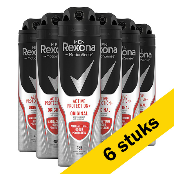 Rexona Aanbieding: Rexona For Men Deodorant Active Protect Original (6x 150 ml)  SRE00235 - 1