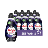 Robijn Aanbieding: Robijn Klein & Krachtig vloeibaar wasmiddel Black Velvet 665 ml (8 flessen - 152 wasbeurten)  SRO00198