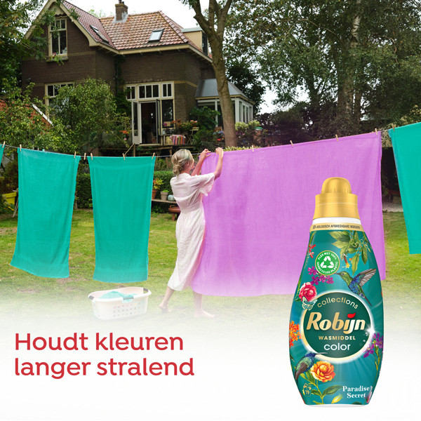 Robijn Aanbieding: Robijn Klein & Krachtig vloeibaar wasmiddel Color Paradise Secret 665 ml (6 flessen - 114 wasbeurten)  SRO05076 - 5