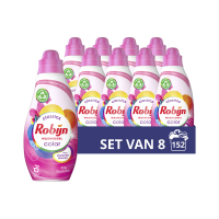 Robijn Aanbieding: Robijn Klein & Krachtig vloeibaar wasmiddel Color Pink Sensation 665 ml (8 flessen - 152 wasbeurten)  SRO00533
