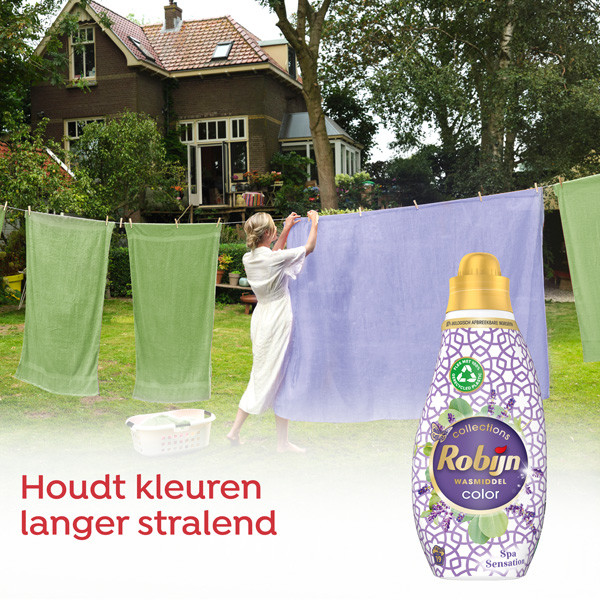 Robijn Aanbieding: Robijn Klein & Krachtig vloeibaar wasmiddel Spa Sensation 665 ml (8 flessen - 152 wasbeurten)  SRO05082 - 4
