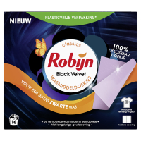 Robijn Classics wasmiddeldoekjes Black Velvet (16 wasstrips)  SRO05121