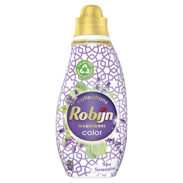 Robijn Klein & Krachtig vloeibaar wasmiddel Spa Sensation 665 ml (19 wasbeurten)  SRO05081 - 1