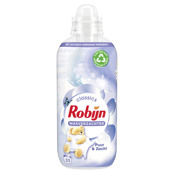 Robijn Wasverzachter Puur & Zacht 825 ml (33 wasbeurten)  SRO05166 - 1