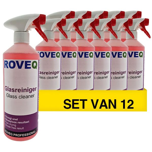 Roveq Aanbieding: ROVEQ Glasreiniger spray (12 flessen - 750 ml)  SRO00227 - 1