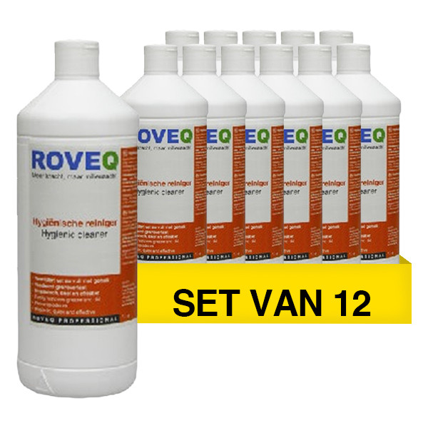 Roveq Aanbieding: ROVEQ Hygiënische reiniger (12 flessen -  1 liter)  SRO00233 - 1