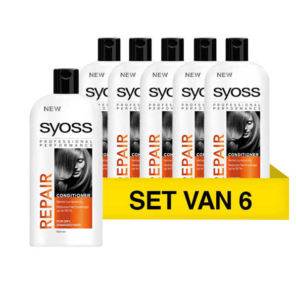 SYOSS Aanbieding: Syoss Conditioner Repair (6 flessen - 440 ml)  SSY00070 - 1