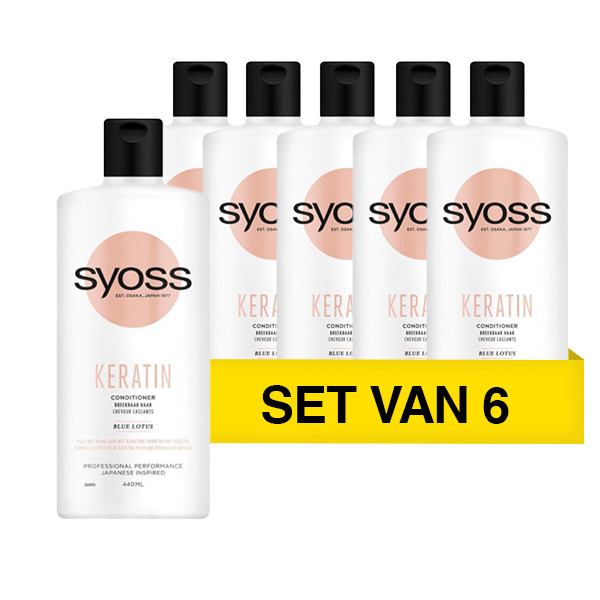 SYOSS Aanbieding: Syoss Keratine Conditioner (6 flessen - 440 ml)  SSY00066 - 1