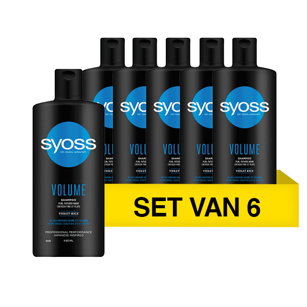 SYOSS Aanbieding: Syoss Volume Shampoo (6 flessen - 440 ml)  SSY00096 - 1