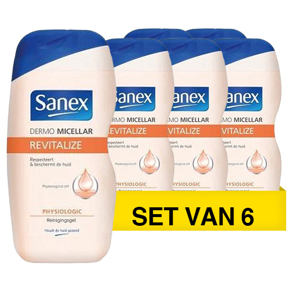 Sanex Aanbieding: Sanex Dermo Revitalize (6 flessen - 500 ml)  SSA06066 - 1