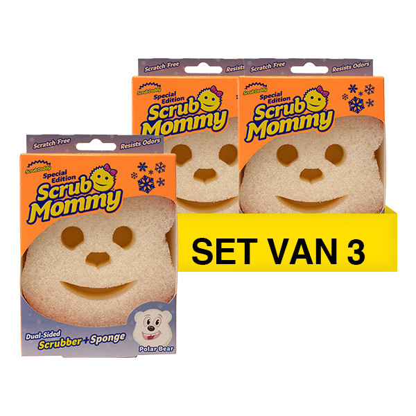 https://www.123schoon.nl/image/Scrub_Daddy_Aanbieding%3A_3x_Scrub_Daddy_%7C_Scrub_Mommy_Special_Edition_Kerst_%7C_White_Polar_Bear_spons_SSC01080_m2_big.jpg