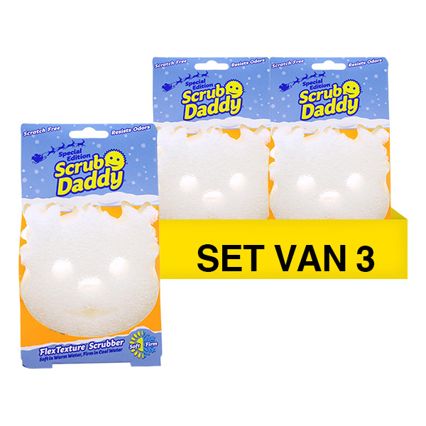 Scrub Daddy Aanbieding: 3x  Scrub Daddy | Special Edition Kerst | Christmas Reindeer  SSC01076 - 1