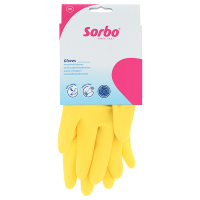 Sorbo Huishoudhandschoenen Geel (Maat M)  SSO04165