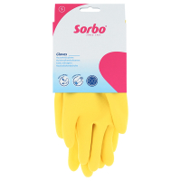 Sorbo Huishoudhandschoenen Geel (Maat S)  SSO04164